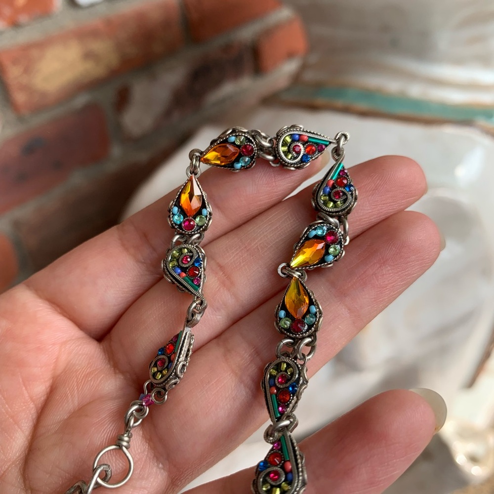 Firefly Multicolor rhinestone bracelet - Picture 6 of 7